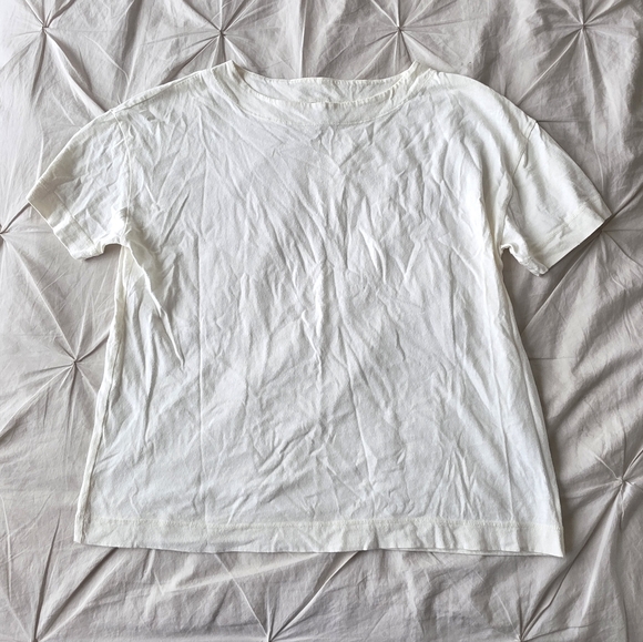 Madewell Rivet & Thread Boxy-Crop Tee - Picture 3 of 8